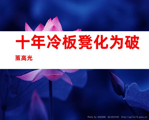 十年冷板凳化为破茧高光